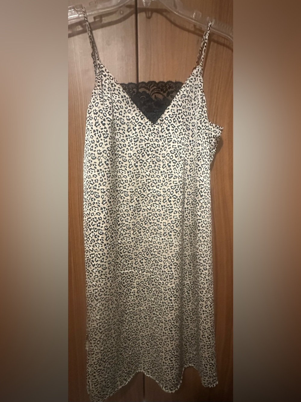 Maidenform Leopard Print Slip Nightgown